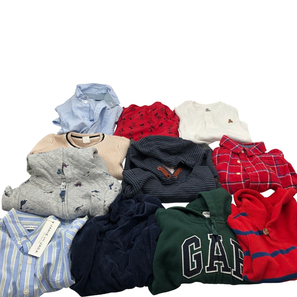 Boys 18-24 Months Fall Winter Clothing Bundle (11 Pcs) NWT Janie & Jack Gap